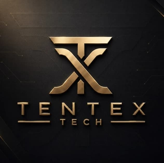 Original TentEx Tech golden brand emblem